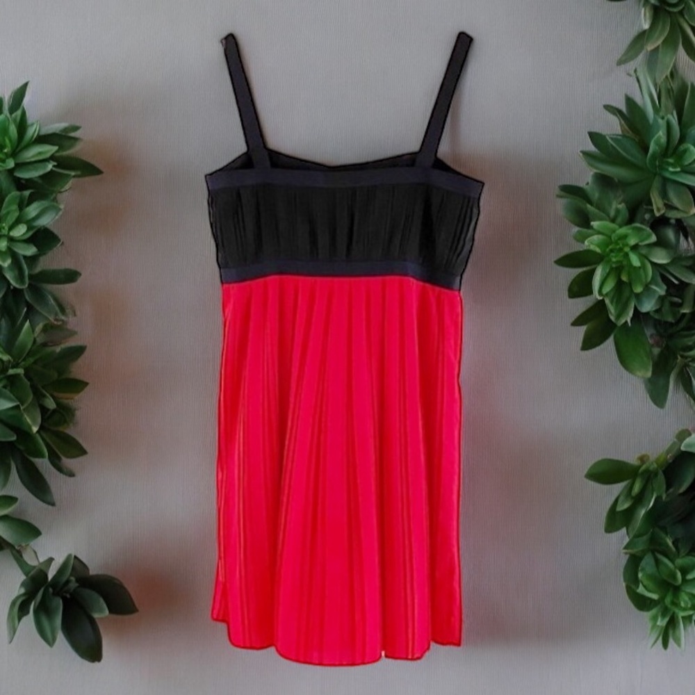 Calvin Klein Red and Black Midi Dress - Picture 8 of 8
